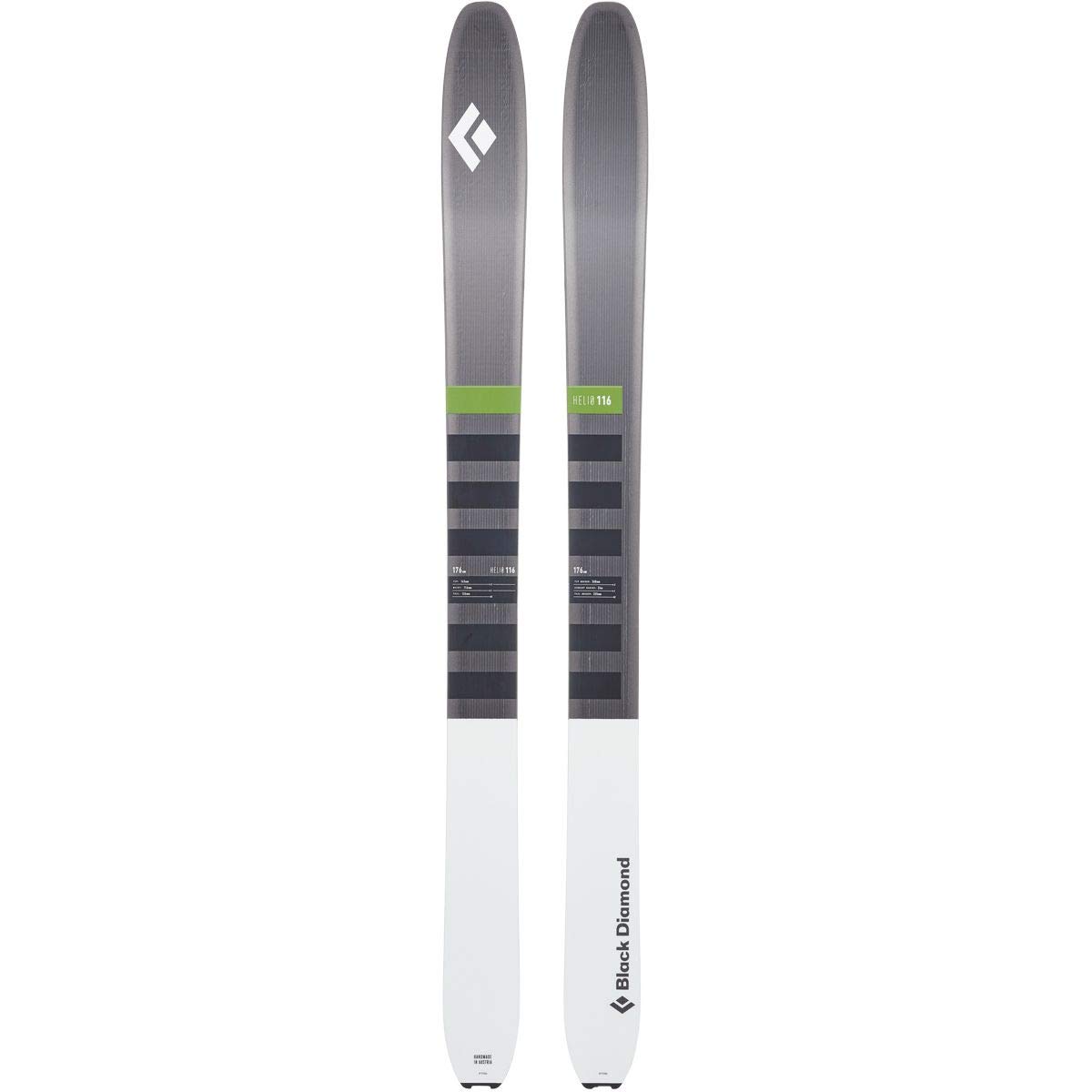Amazon | Black Diamond Helio 116 スキー 186cm グリーン | Black 
