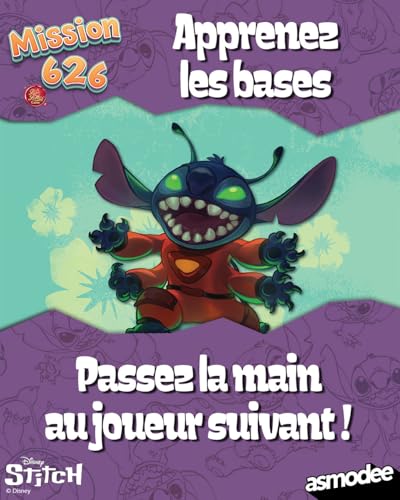 Asmodee - Disney Stitch Mission 626 - Un Jeu Love Letter - Z-Man - Jeux de société - Jeu de Cartes de déduction et de Bluff - Famille - Dès 10 Ans - 2 à 6 Joueurs - 20 Min - en français