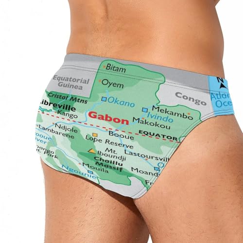 Maps of The Philippines Mens Swim Trunks Swimwear Swim Brief Beach Sport Short3