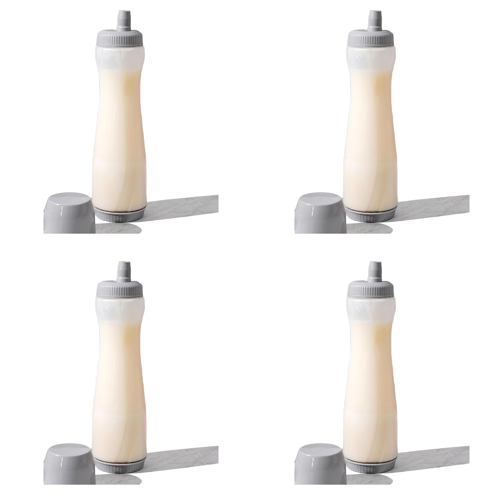Hndhbfgrt 4X Premium Pancake Pen-Batter Squeeze Bottle for Perfect Pancake Designs Easy-To-Clean Pancake Batter Dispenser