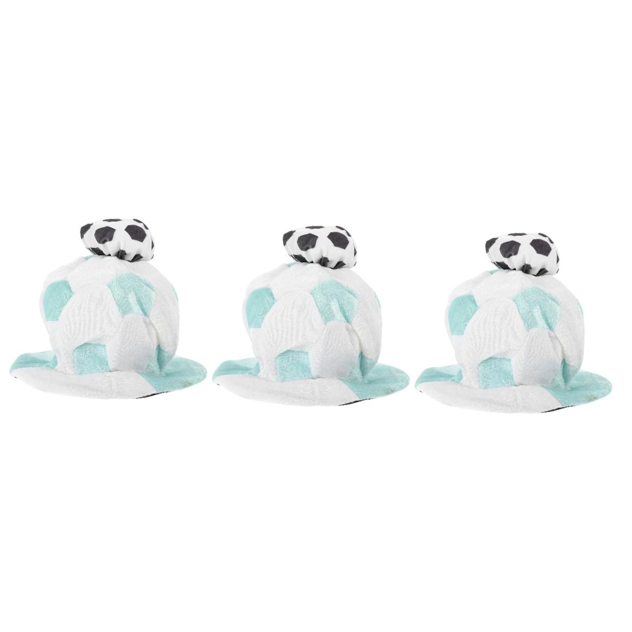 Toyvian Cappello da Tifoso Decorativo da Calcio 3 Pezzi Leggero da Competizione Sportiva per La Squadra dei di Calcio