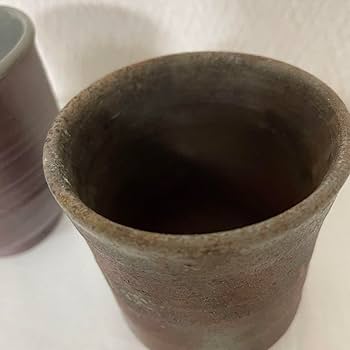 立杭焼の湯飲み 楽天市場】湯呑 粉引湯呑セット 2客セット 容量(大)約130cc (小