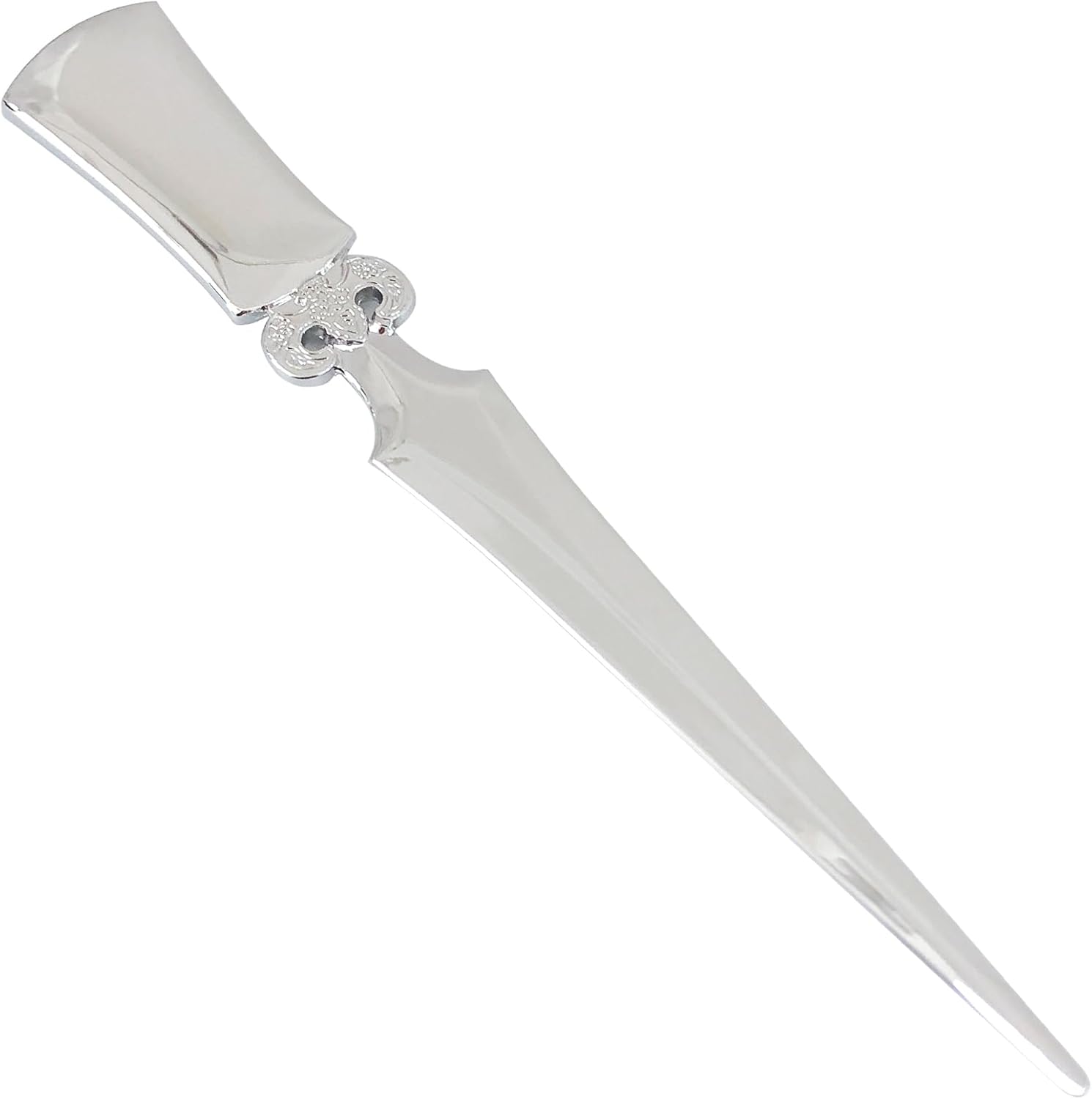 Inlay with Mother of Pearl Metal Steel Office Knife Hand Cutter Blade Envelope Letter Opener (Hydrangea)