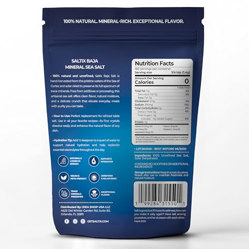 Saltix Baja Mineral Sal Marina Fina 8 oz Unidad miniatura 2