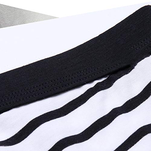 Calzoncillos bóxer de algodón suave para hombre ropa interior cómoda 4