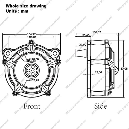 Air Cleaner Filters Breathe System For Harley Road Glide Fltr Electra Glide Flht Road King Flhr 2000-2007 With Rain Socker Cover Chromed Turbine Spike #TOP3