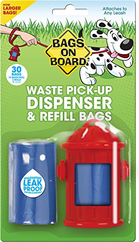 Bags On Board Waste Pickup Dispenser +Refill (Hydrant) #TOP19