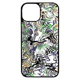 utaupia Coque marbre pour Apple iPhone 13 Mini Silicone 512 Go Smartphone Telephone Portable Gris Effet ondulé de Protection Pas Cher Fond Jolie