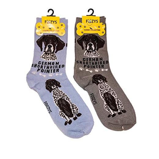 Foozys Unisex Crew Socks | Canine/Dog Collection | German Shorthaired Pointer