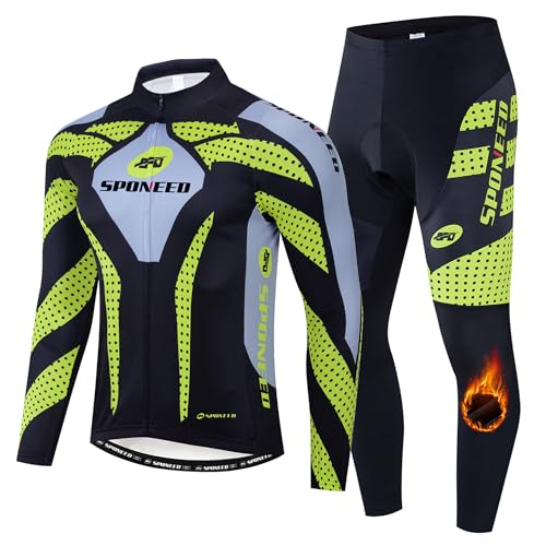 Men's Fleece Warm Winter Bike Pants