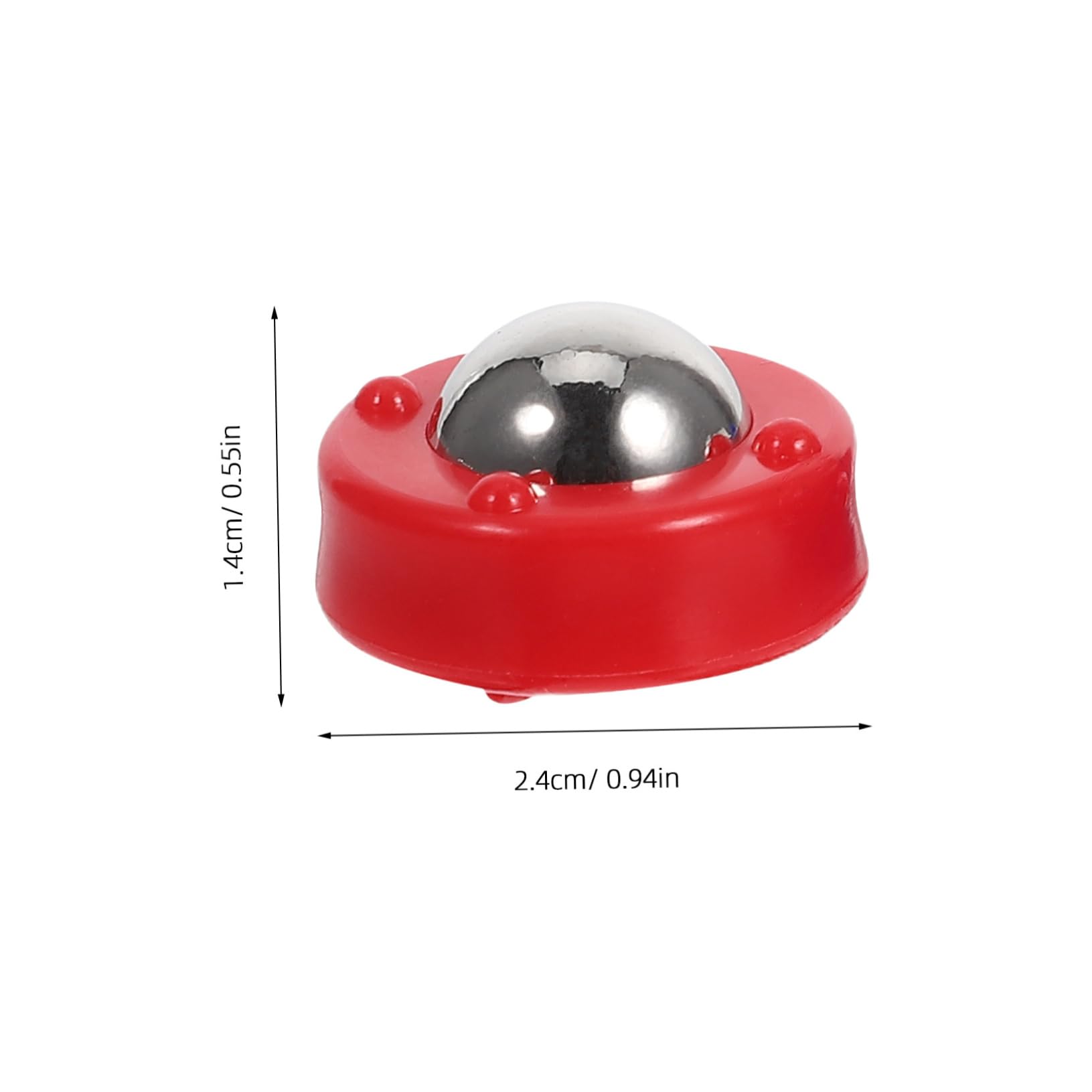 Gatuida 24 Discos de Repuesto para Tejo y Mini Juego de Bolos, Acero y Plástico, para Mesa, Favorece el Desarrollo Físico y Mental Interacción