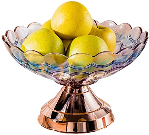 Cesta de Frutas de Estilo Moderno Fruit Bowl Fashion Simple Fruit Bowl Light Lighty Creative Fruit Placa, Banquito de frutas Bandeja de caramelo for la sala de estar en casa Organizador de frutas Plat
