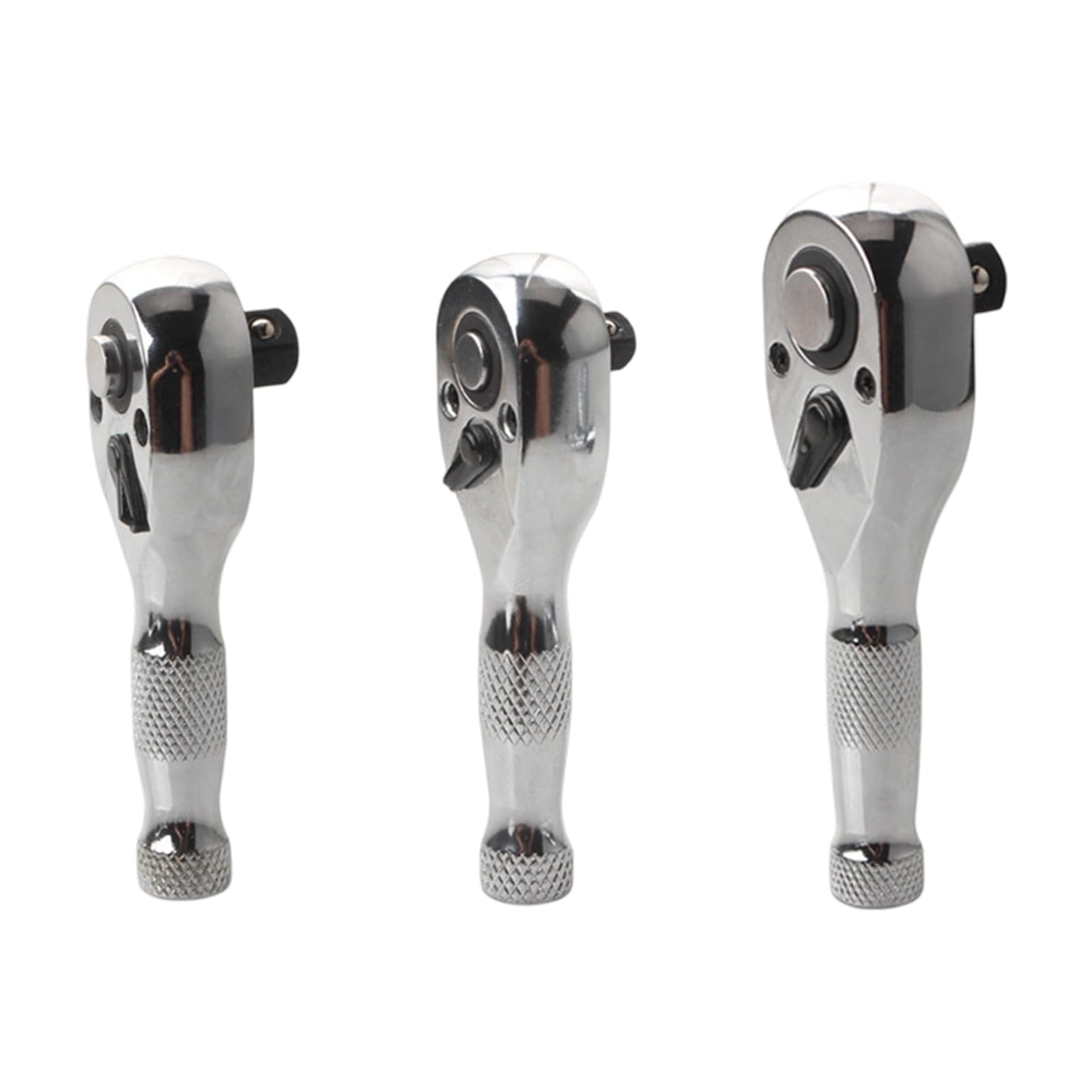 Mekalero Professional Bidirectional Ratcheting Tool Head Auto Reverse Function Short Shaft Design for Confined Space Maintenance Ratcheting Tool Set