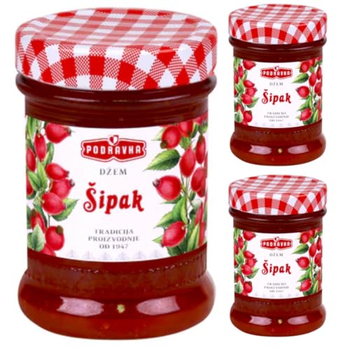 Pufai Podravka - Confitura de escaramujos (360 gramos, 3 unidades)