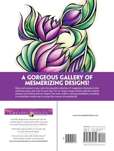 Creative Haven Calm Coloring Book (Adult Coloring Books: Calm) - Image 2