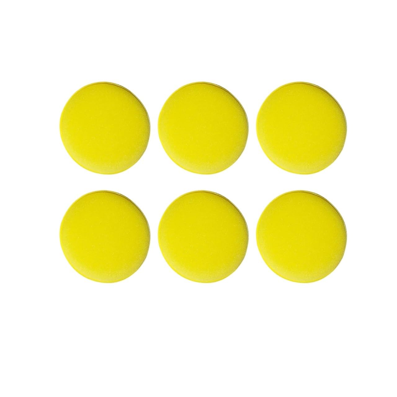 Car Polishing Foam Pads 6/12pcs Polishing Sponge Wax Car Applicator Pad Foam Polisher Cleaning for Waxing Auto Parts(6PCS)