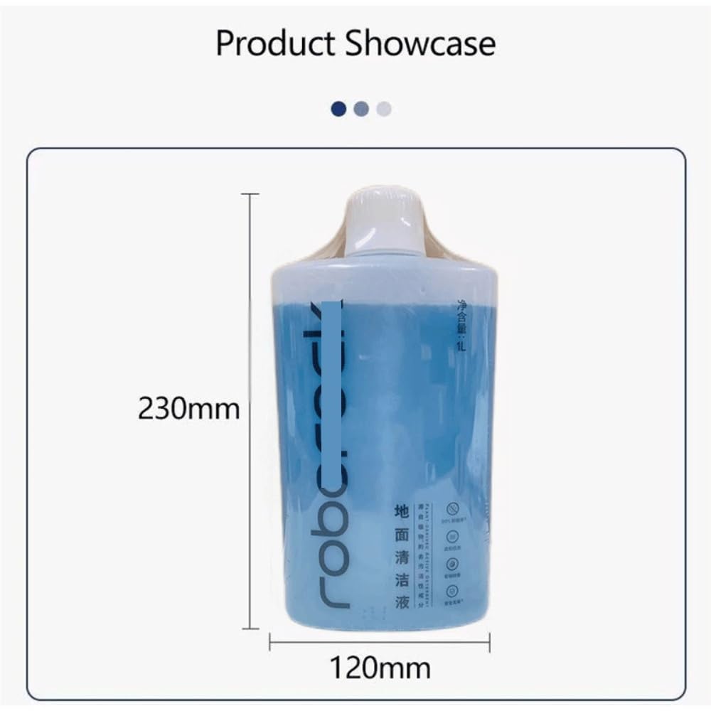 FGJNFS Floor Cleaning Solution 1L Compatible with Roborock S7 MaxV Ultra S7 Pro Ultra S7 S8 S8 PLUS S8+ S8 Pro Ultra-Parts Vacuum Cleaner