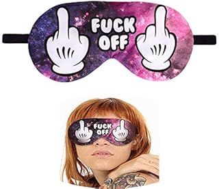 NganSuRong Novelty Funny Sleep Eye Mask Light Blocking Sleep Mask, Soft and Comfortable Night Eye Mask for Men Women, Eye Cover Aid Rest Blindfold, Eye Blinder for Travel/Sleeping/Shift Work