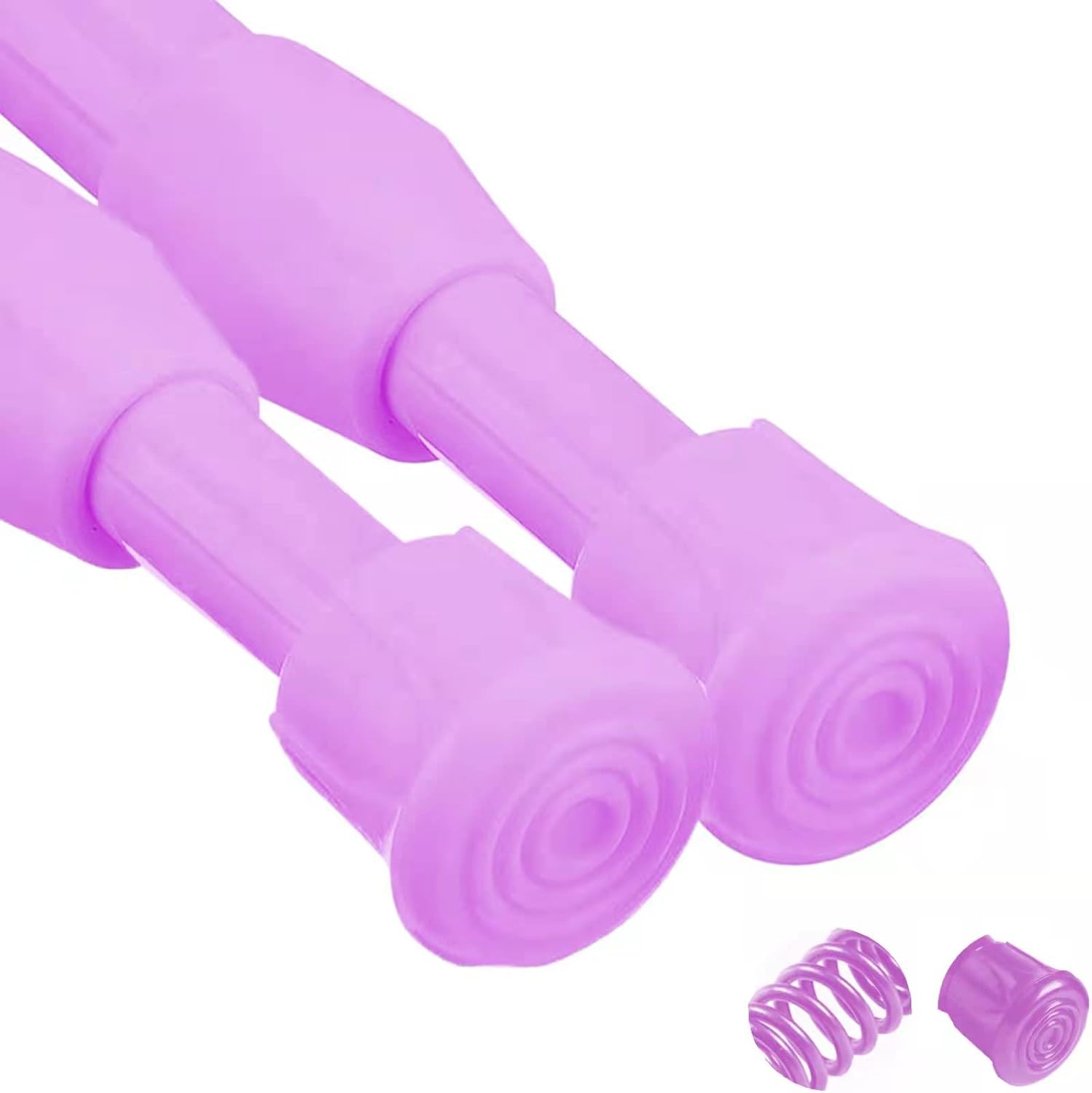 P&Y&H 2PCS pink spring curtain rod adjustable 16 to 28 inch