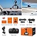 Dual Dash Cam 4K Dash Cam (2880x2160P SingleFront) Dual 1920x1080P Front and Rear Camera WiFi GPS 3.0’’ LCD 170° Wide Angle Sony Sensor SuperCapacitor Motion Detection Time Lapse Eachpai K200 Pro