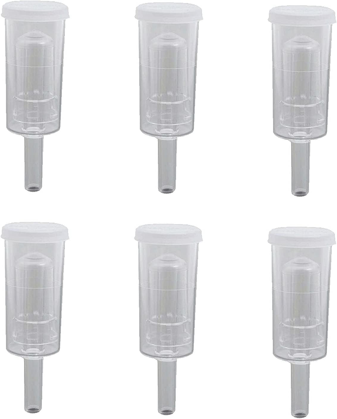 6 Piece Plastic Airlock for Wine Making and Beer Making