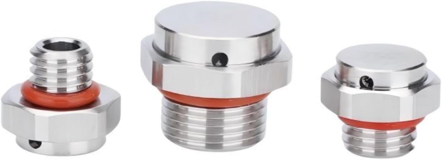 1/5PCS 304 Stainless Steel Waterproof Vent Plug M5 M6 M8 M10 M12 M16 M20Automatic Venting Breather Valve(SS304,M20X1.5_5PCS)