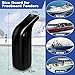 HLTIT Boat Fender Bumpers for Docking, Low Freeboard Boat Fenders,Protect Docks & Ships from Damage Caused collisions, 2 Pack（Black）