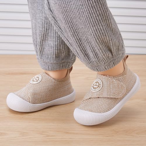Image of BMCiTYBM Baby Shoes Infant Boy Girl First Walker Shoes Toddler Walking Shoes Lightweight Non-Slip Sneakers for 6 9 12 18 24 Months