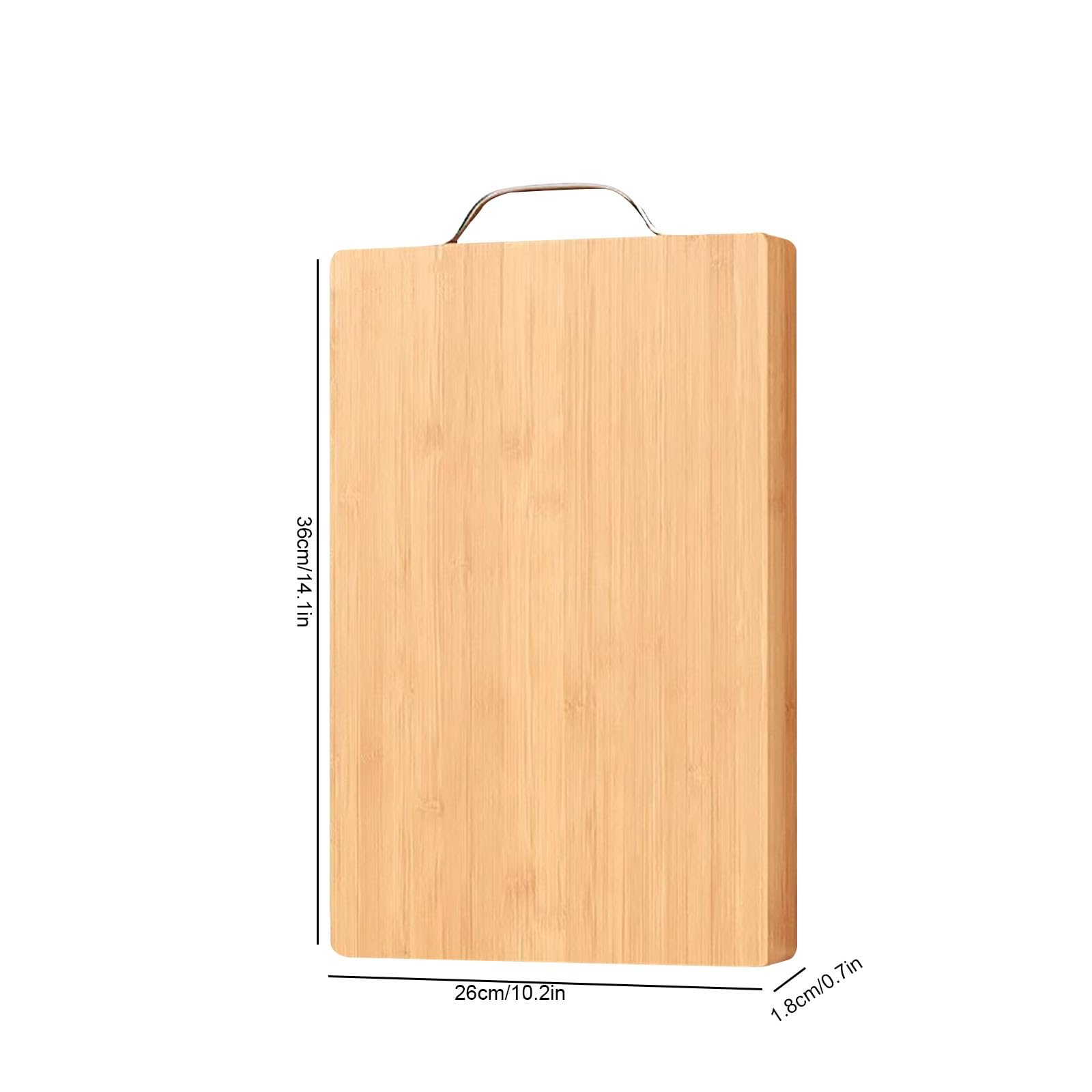 Tabla de Cortar, Tabla Cortar Cocina Madera, Tabla de Cortar de Madera de Doble cara, Bandeja de Madera con asas, Resistente y Duradera(36 * 26 * 1.8/14.1 * 10.2 * 0.7in)