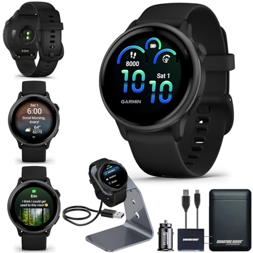 Garmin vivoactive 6 GPS Smartwatch with AMOLED Display, Slate | A...