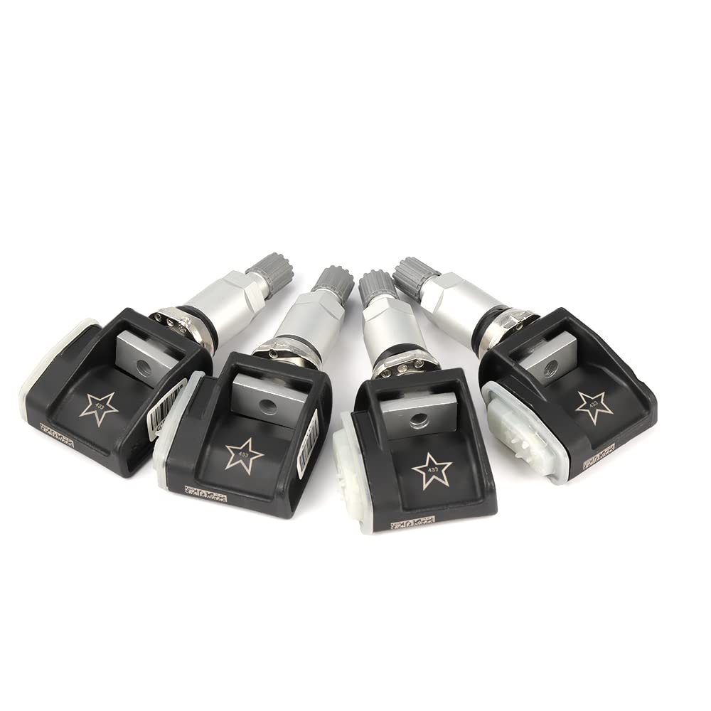4 Stuks Bandenspanning Monitor Sensor Tpms 433MHz Fit Compatibel Bmw G30 G31 G38 F90 G32 G11 G12 G01 G02 G05 36106872774 Beste Cadeau