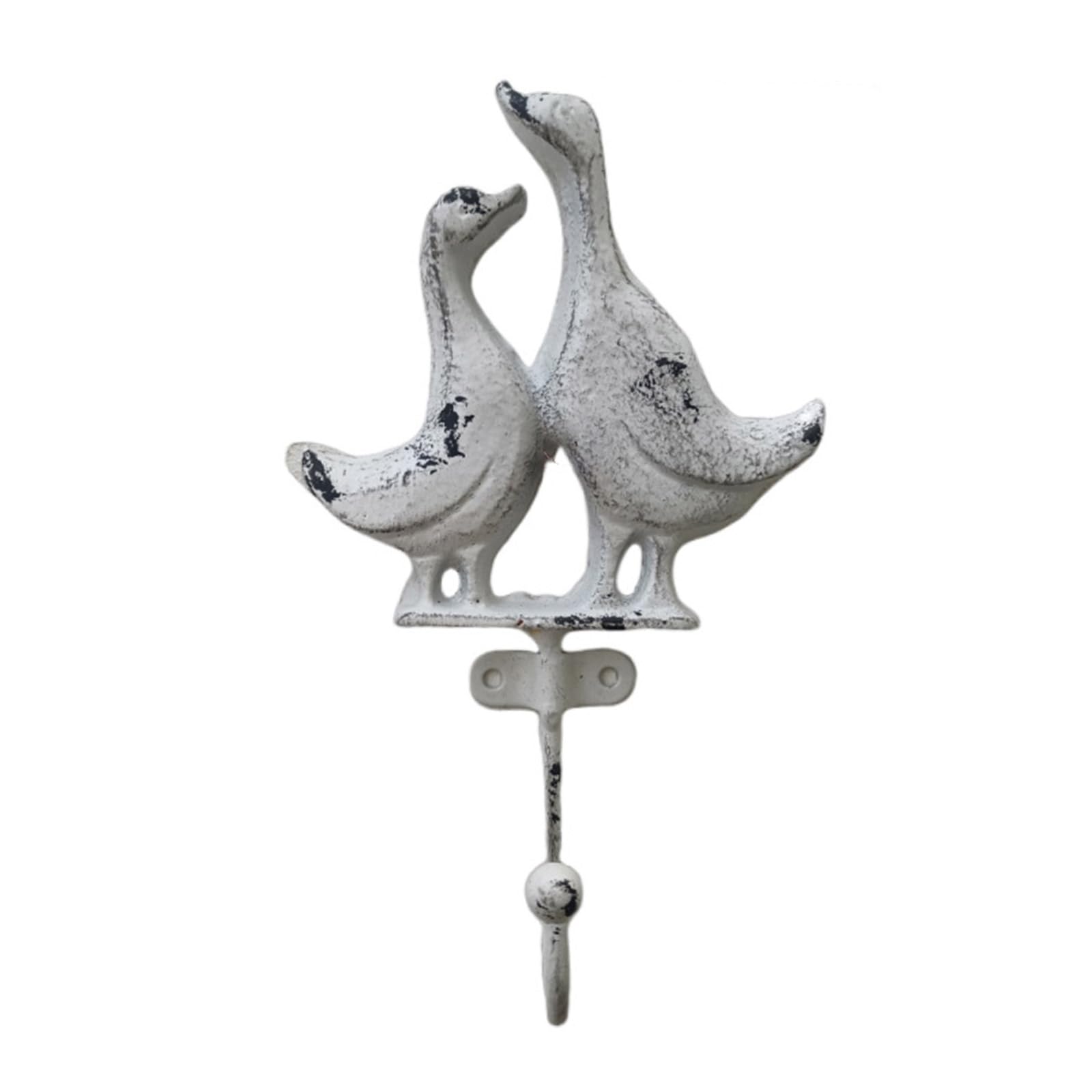 YWLUUOO Cast Iron Hook Elegant Wall Mounted Decorative Holder for Entryway Garden Kitchen Bathroom Organization Elegant Wall Hook