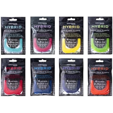 Drennan Hybrid Elastic 1.4mm Yellow Fishing Line Cover