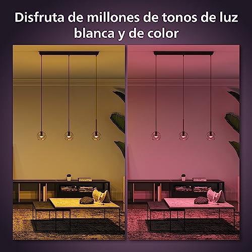 Bombilla LED inteligente esférica E14 Philips Hue con luz de colores y blanca 7