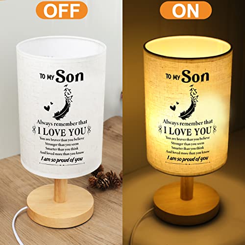 Gifts-for-Son-from-Mom-Dad-Fabric-Wooden-Desk-Lamp-for-Reading-Bedroom-Living-Room-for-Son-Adult-Graduation-Season-Gifts-Birthday-Gifts-Back-to-School-Gifts