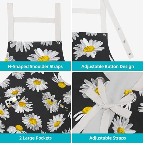 Tablier de serveuse multicolore avec broches pour restaurant et bar - 4