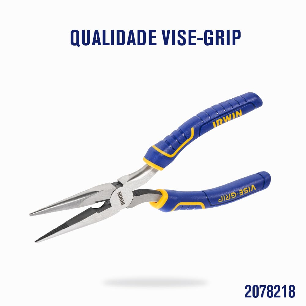 IRWIN Vise-Grip Pliers - 8" Long Nose with Wire Cutter -6 IRWIN Vise-Grip Pliers - 8" Long Nose with Wire Cutter -6