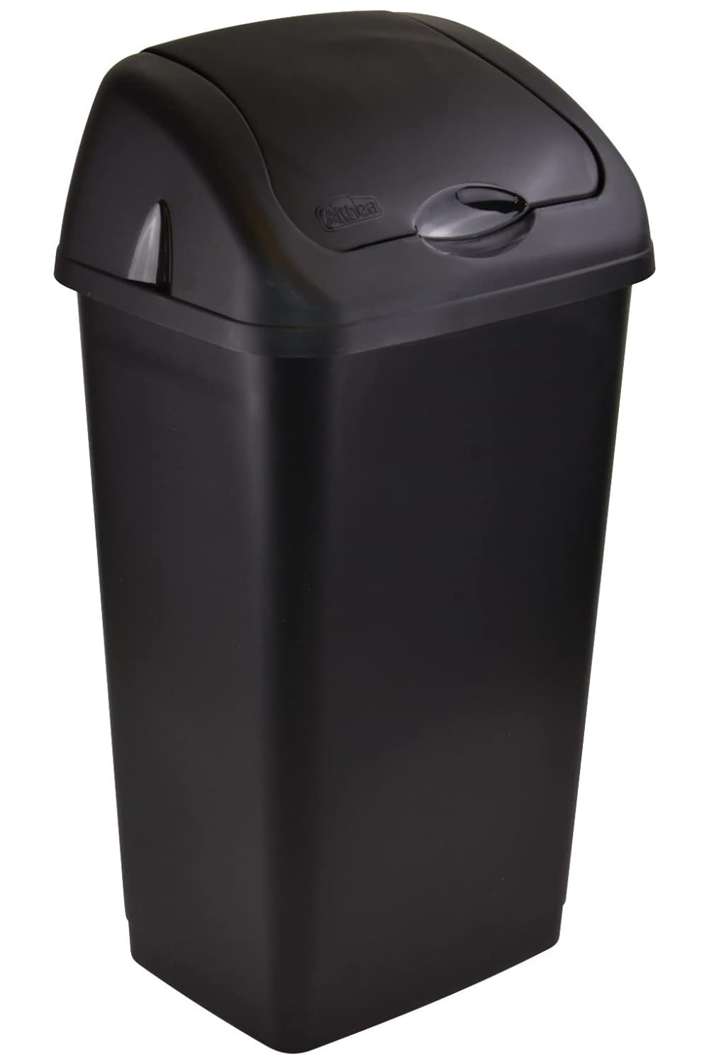 Easy Shopping® 60 Litres Heavy Duty Premium Plastic BLACK Swing Bin for Home and Kitchen Rubbish Waste Indoor AND Outdoor Used dustbin. — image 1