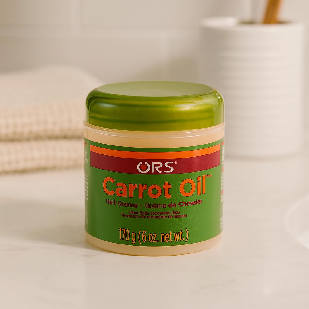 ORS Carrot Oil Hair Cream for Weak & Damage Hair 6 Ounces
