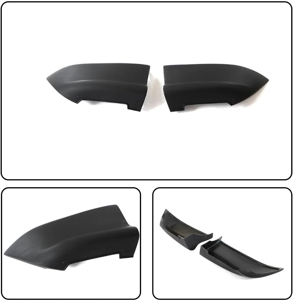 MCARCAR KIT Rear Bumper Splitter fits Mazda 3 Axela Sedan 2006-2010 Customized Unpainted Primer Polyurethane PU Moulding Upper Spoiler Winglets Vents Cover Flaps