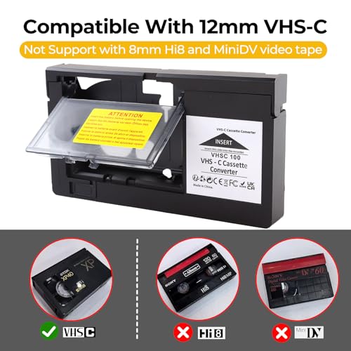 Adaptador de Casete VHS-C a VHS miniatura 2