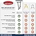 AngleBuddy Metal Template Tool w/Angle Measurement Goniometer | Includes 6-in-1 Multi Tool Pen, Bubble Level, and Carrying Case
