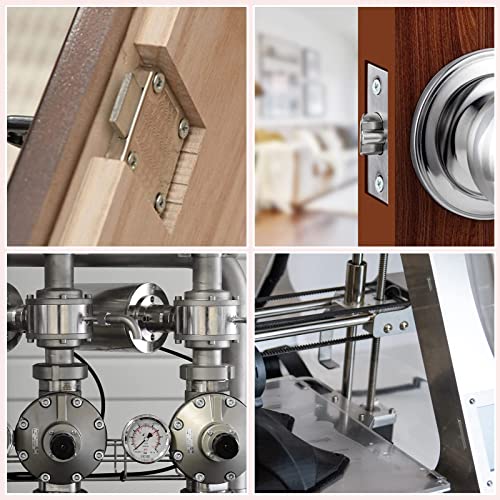 Qcqiang 200Pcs M5 T-Nuts Assortment Kit, Hammer Nut With Hex Socket Head Screws For Profile Groove #TOP6