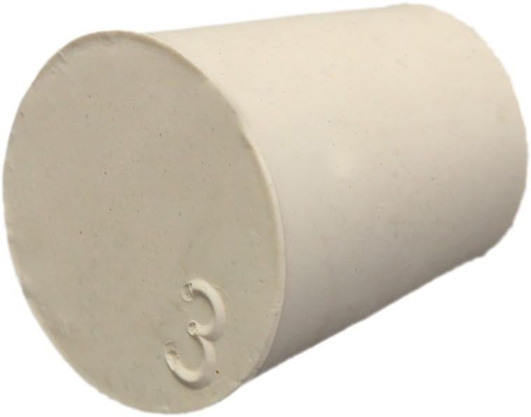 PUL FACTORYSolid Rubber Stopper, Size #3 - Pack of 5
