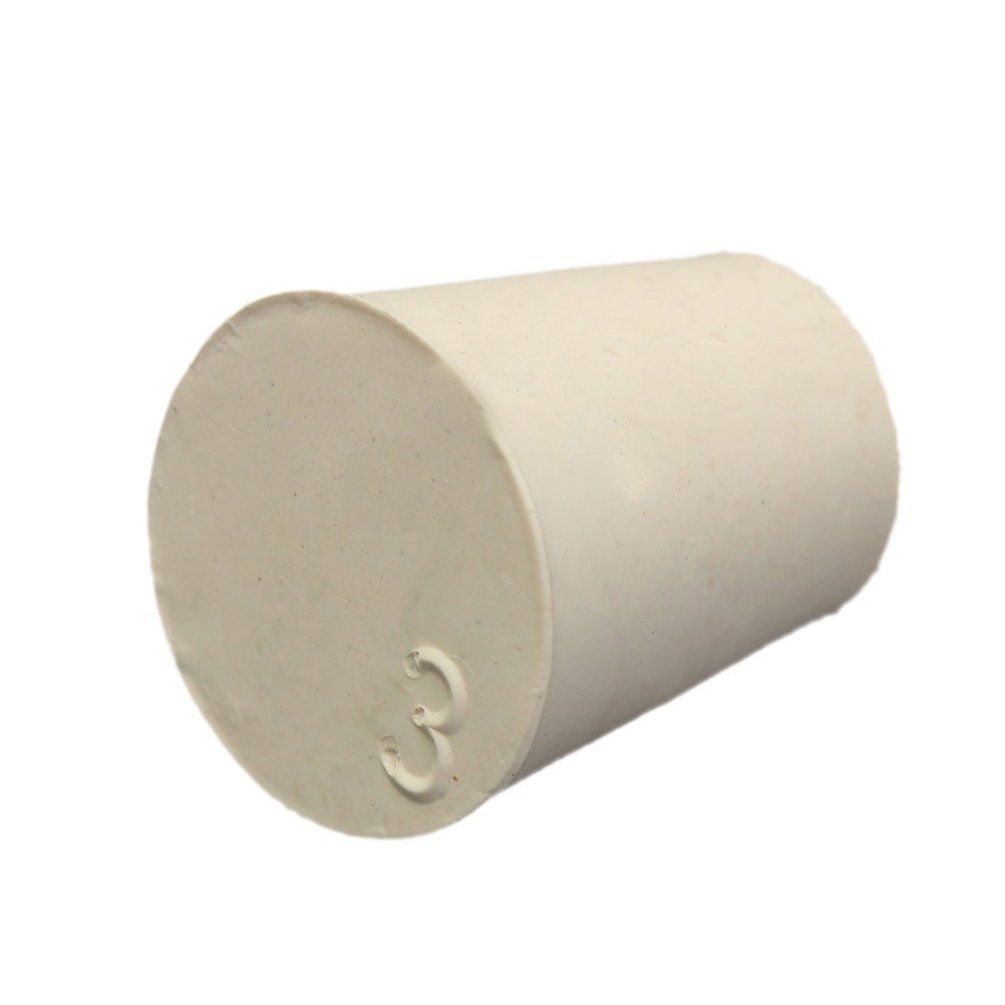 PUL FACTORYSolid Rubber Stopper, Size #3 - Pack of 5