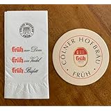 FRUH KOLSCH ドイツケルンビールのコースター&ナプキン