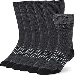 Buttons & Pleats Wool Socks for Men & Women Winter