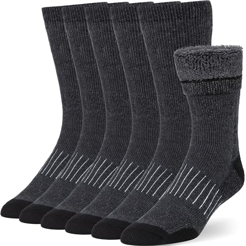Buttons & Pleats Wool Thermal Socks for Men & Women