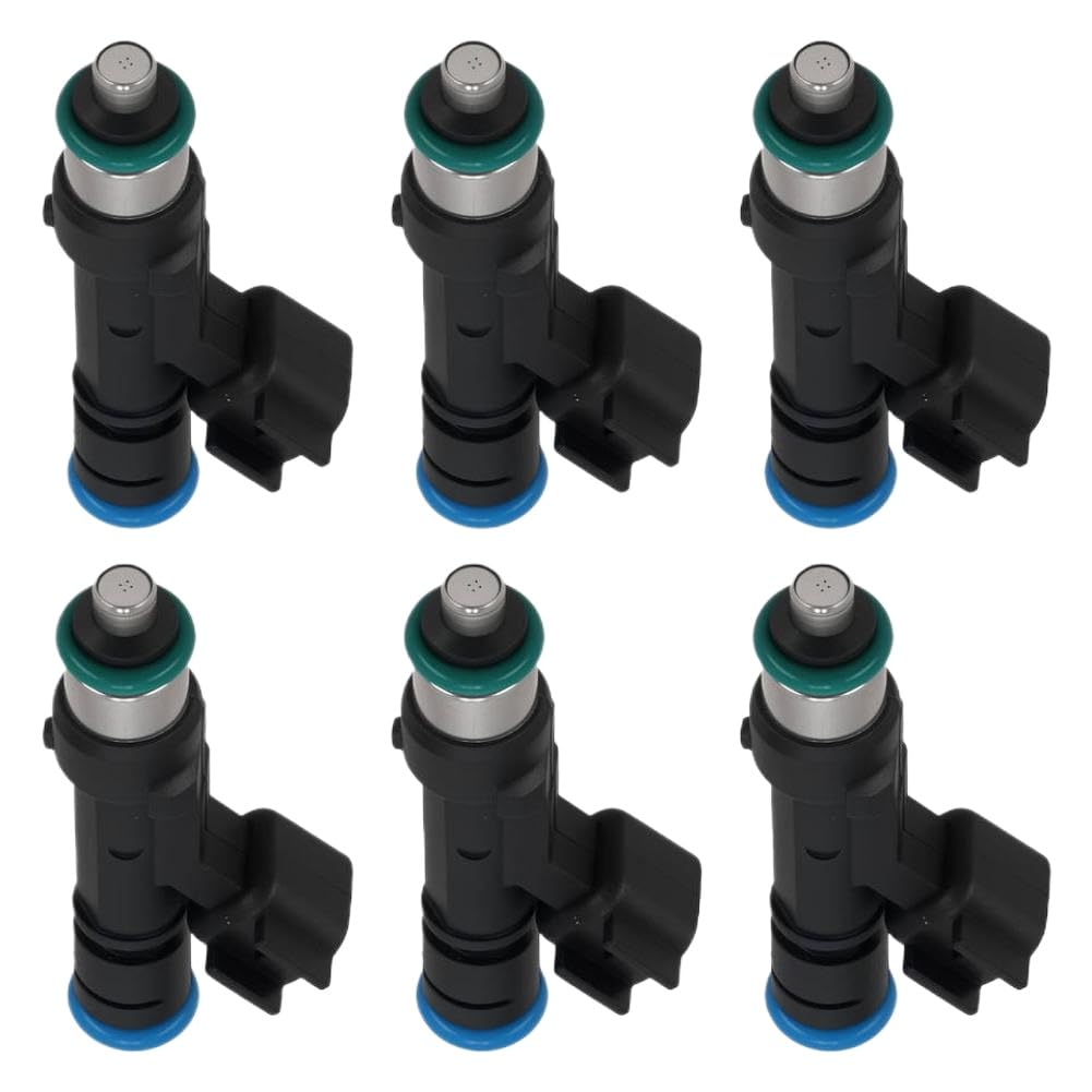 Gsavdnaqx Onecolor Fuel Injectors Set Compatible With Raider 2006 2007 2008 2009 0280158020 V6 3.7L