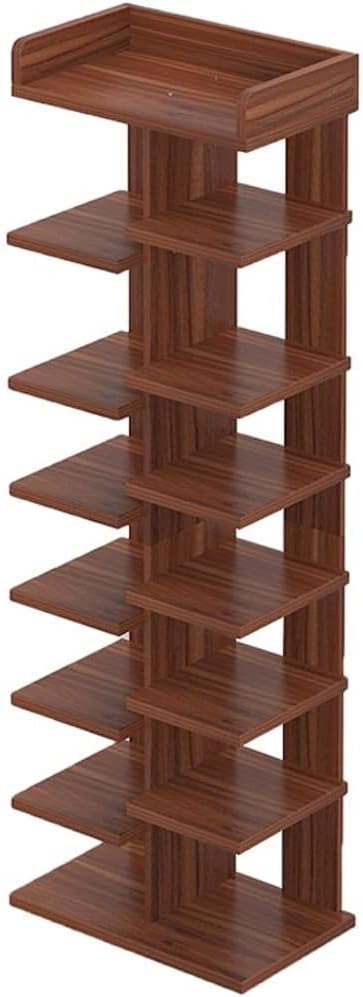 Free Standing Shoe Racks Shoe Closet 6-Tier Shoe Rack Home Simple Shoe Rack Double Row Storage Space Saving H31.5 Inch Suitable for Entrance Hallway Bedroom (Color : B, Size : 108cm) (B 108cm)